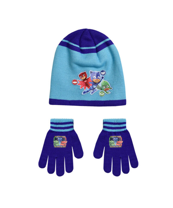 Παιδικό σετ σκουφί & γάντια "PJ MASKS" - PJ MASKS