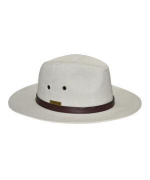 Καπέλο με δερμάτινη διακόσμηση - STAMION