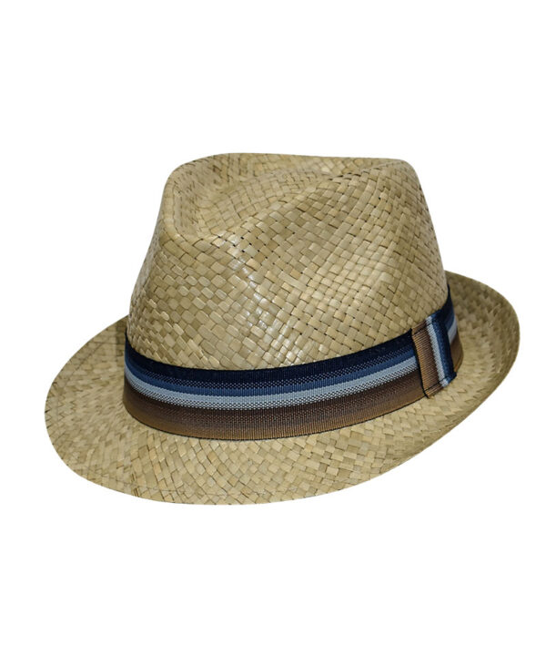 Καπέλο trilby ανδρικό ψάθινο - STAMION