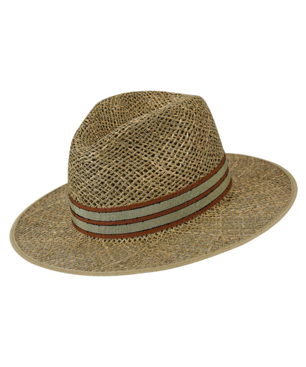 Καπέλο ψάθινο Fedora - STAMION