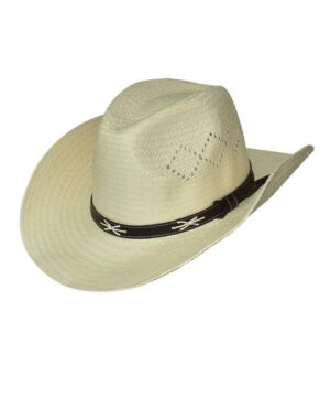 Καπέλο cowboy με διακοσμιτικό λουράκι - STAMION