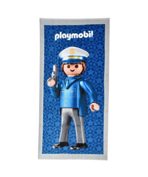 Πετσέτα θαλάσσης Playmobil αστυνόμος - PLAYMOBIL