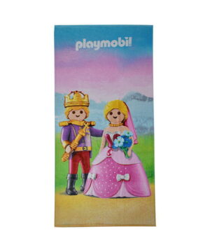Πετσέτα θαλάσσης Playmobil βασίλιάς και βασίλισσα - PLAYMOBIL